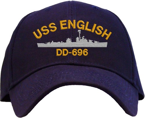Uss english 696 embroidered - english, dd-696